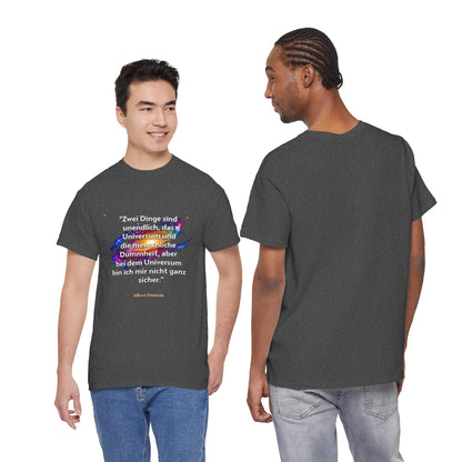 Unisex T-Shirt mit Zitat - Albert Einstein - Universum