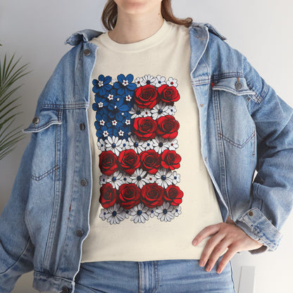 Unisex floral T-shirt - US