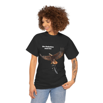 Unisex T-Shirt mit Volkslied - Gedanken sind frei