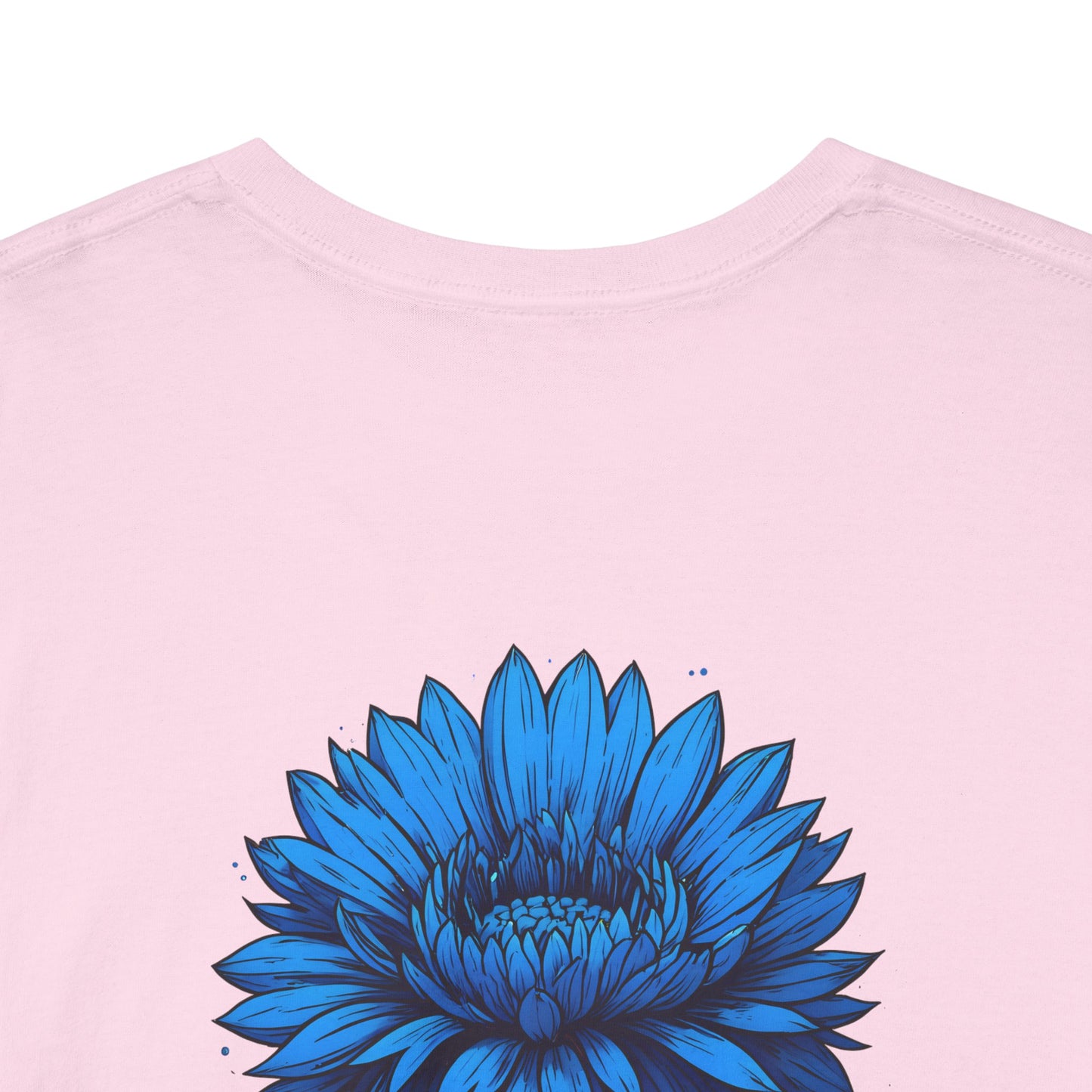 T-shirt with flowers - Ukraine (print on the back)