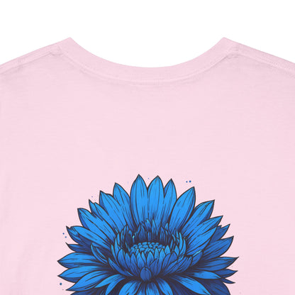T-shirt with flowers - Ukraine (print on the back)