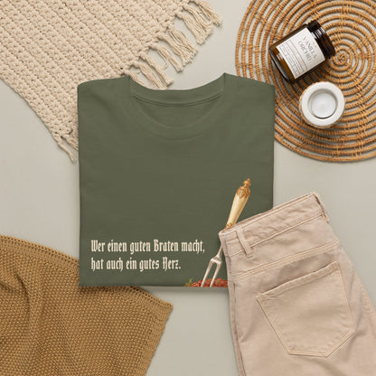 Unisex T-Shirt mit Zitat - Busch - Ein guter Braten