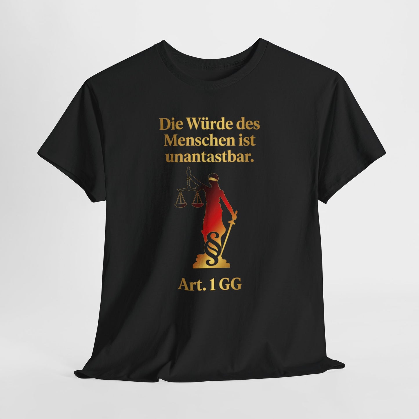 Unisex T-Shirt aus Baumwolle - Artikel 1 GG