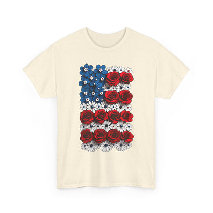 Unisex floral T-shirt - US