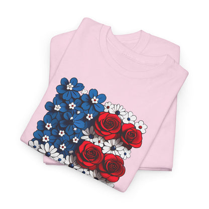 Unisex floral T-shirt - US