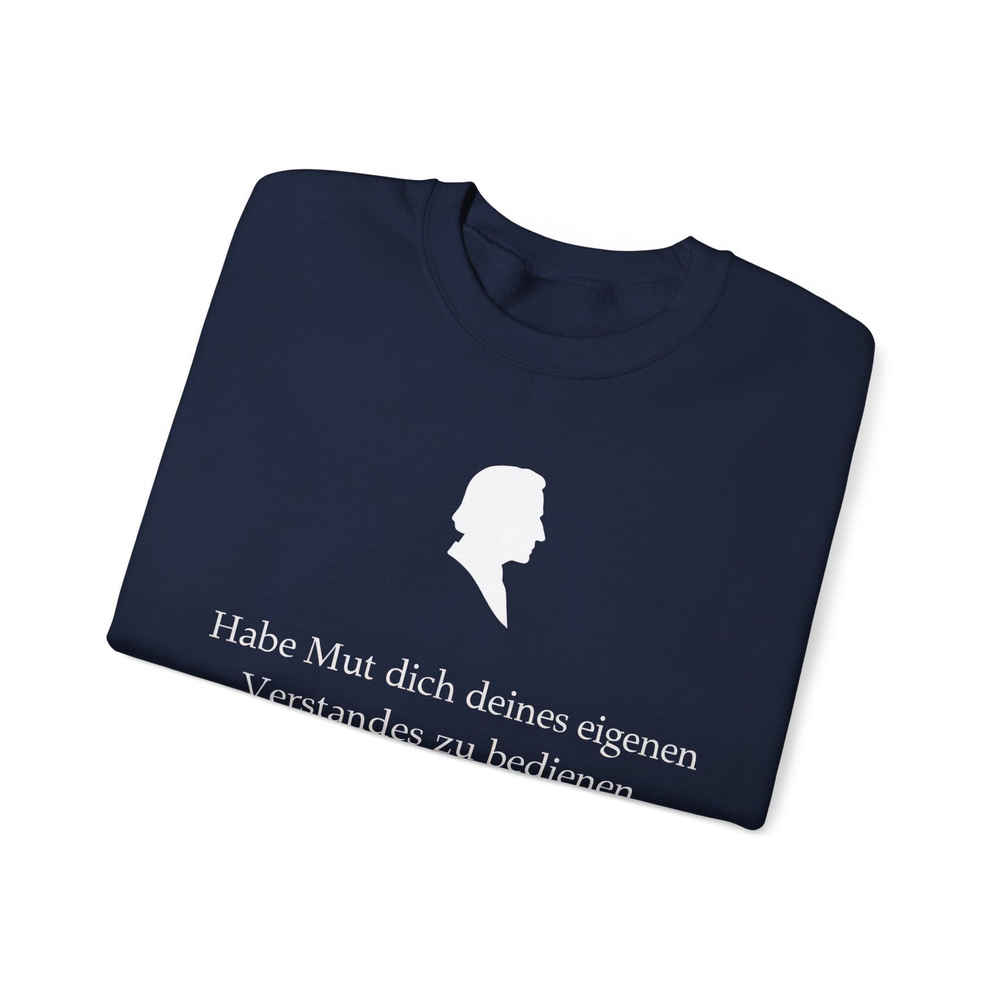 Unisex Sweatshirt mit Zitat - Immanuel Kant - Mut zum Verstand
