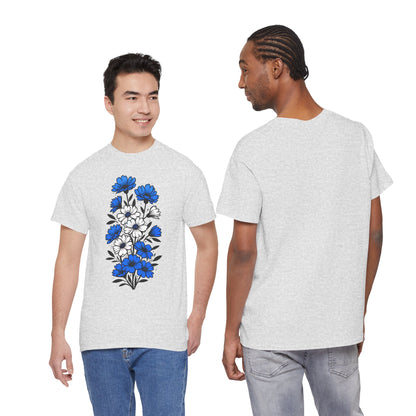 Unisex T-shirt with flowers - Greece