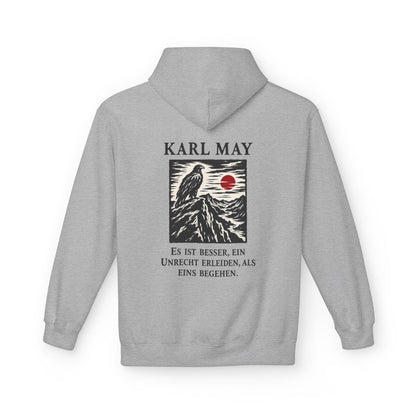 Unisex Fleece Hoodie mit Zitat - May - Es ist besser – back