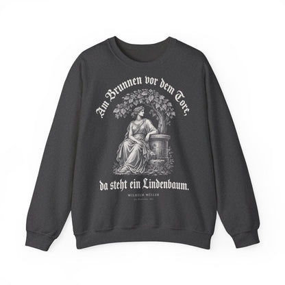 Unisex Sweatshirt mit Zitat - Müller - Am Brunnen vor dem Tore Gravur – front