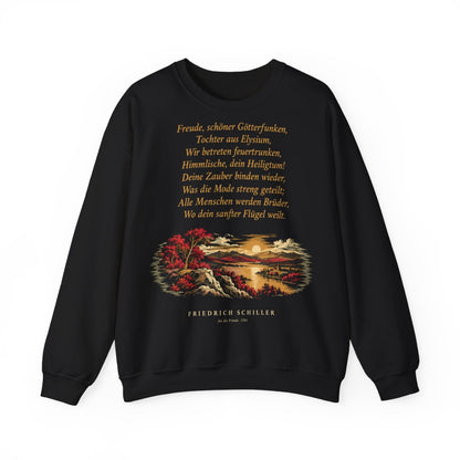 Unisex Sweatshirt mit Zitat - Schiller - Freude, schöner Götterfunken – front