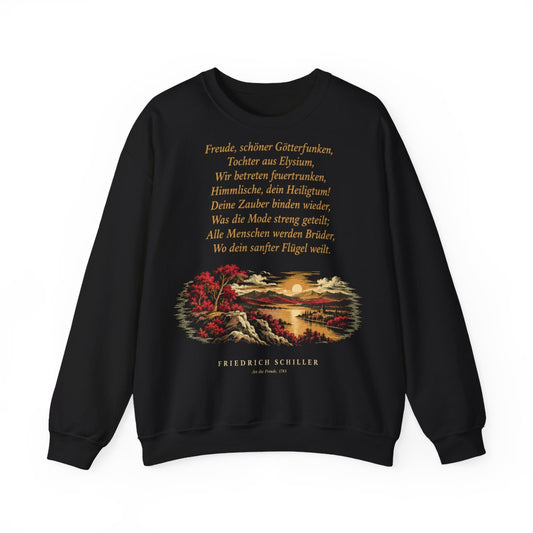 Unisex Sweatshirt mit Zitat - Schiller - Freude, schöner Götterfunken – front