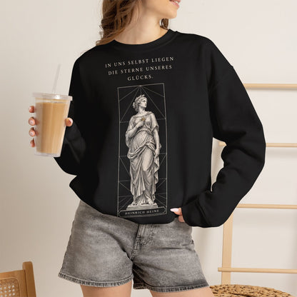 Unisex Sweatshirt mit Zitat - Heine - In uns selbst liegen – lifestyle-2