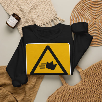 Unisex Sweatshirt mit Zitat - Schiller - Die schnellen Herrscher sind’s, die kurz regieren – folded-2