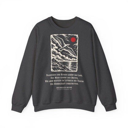 Unisex Sweatshirt mit Zitat - Heine - Franzosen und Russen gehört das Land – front