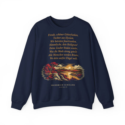 Unisex Sweatshirt mit Zitat - Schiller - Freude, schöner Götterfunken – front