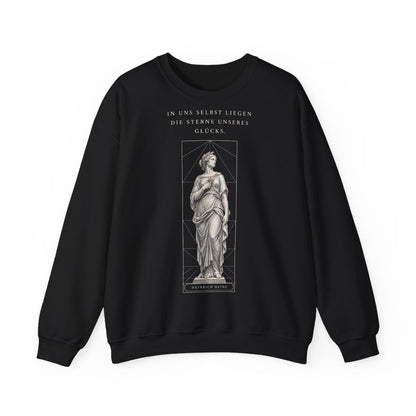 Unisex Sweatshirt mit Zitat - Heine - In uns selbst liegen – front