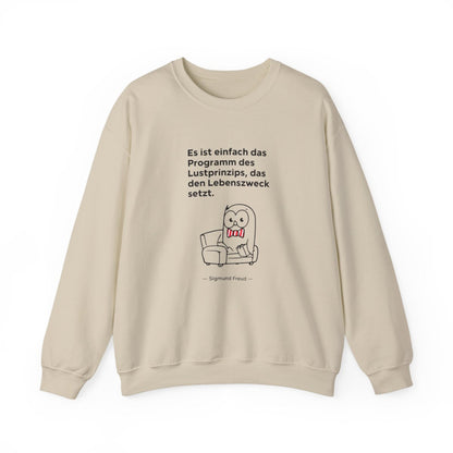 Unisex Sweatshirt mit Zitat - Freud - Lustprinzip – front