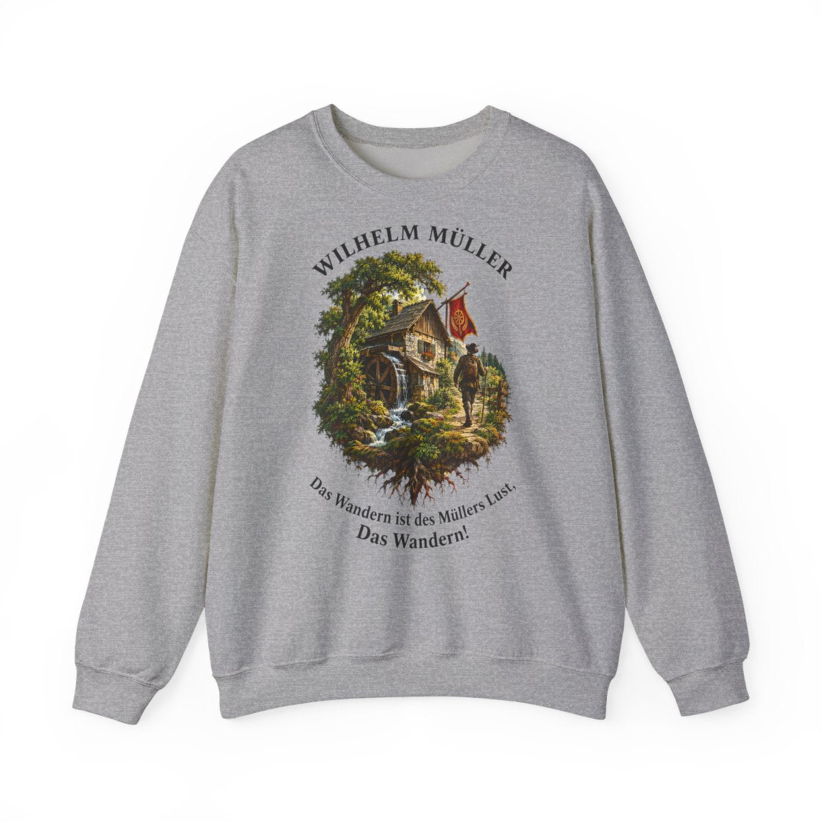 Unisex Sweatshirt mit Zitat - Müller - Das Wandern – front