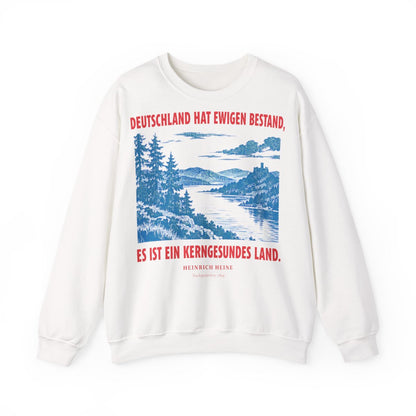 Unisex Sweatshirt mit Zitat - Heine - Deutschland hat ewigen Bestand – front