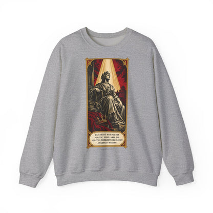 Unisex Sweatshirt mit Zitat - Kant - Das Recht muß nie – front