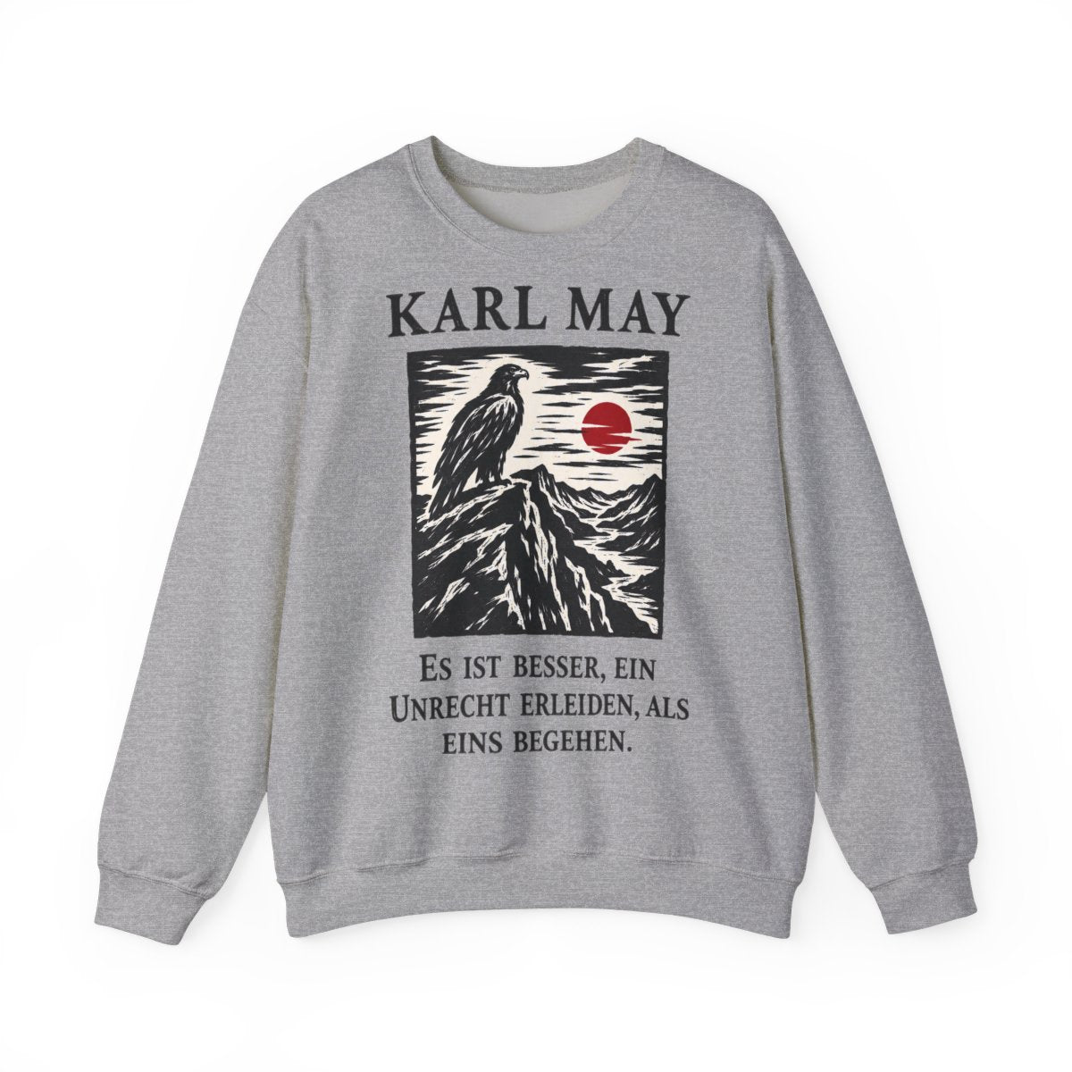 Unisex Sweatshirt mit Zitat - May - Es ist besser – front