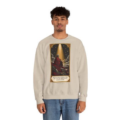 Unisex Sweatshirt mit Zitat - Kant - Der bestirnte Himmel über mir – person-2