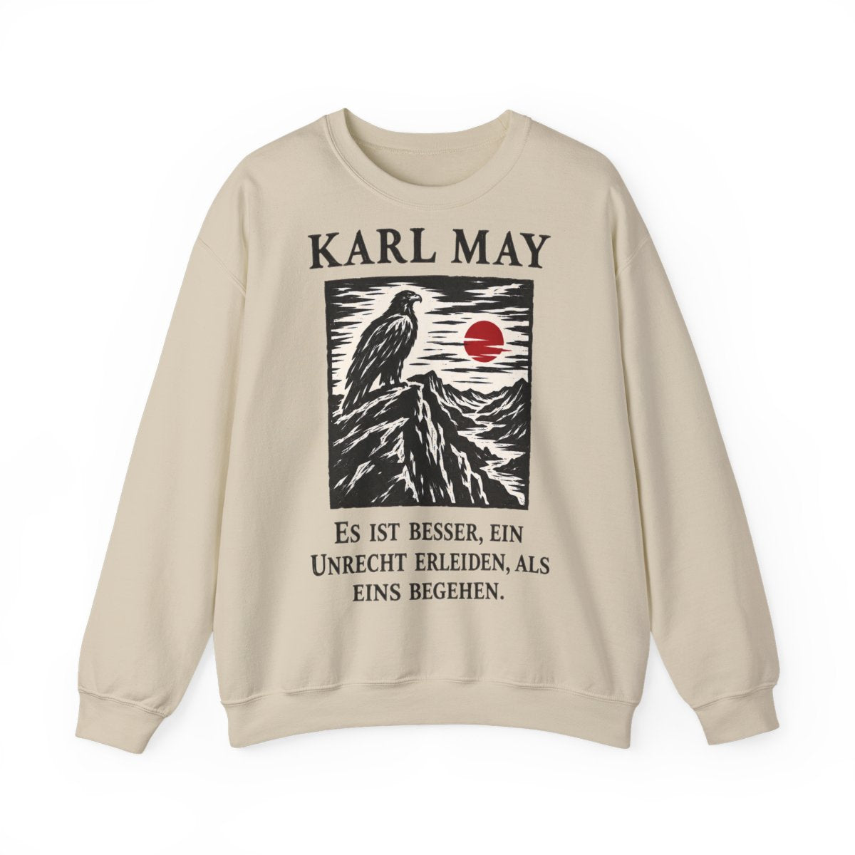 Unisex Sweatshirt mit Zitat - May - Es ist besser – front