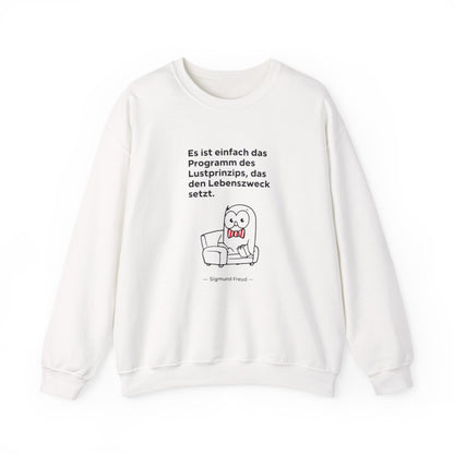 Unisex Sweatshirt mit Zitat - Freud - Lustprinzip – front