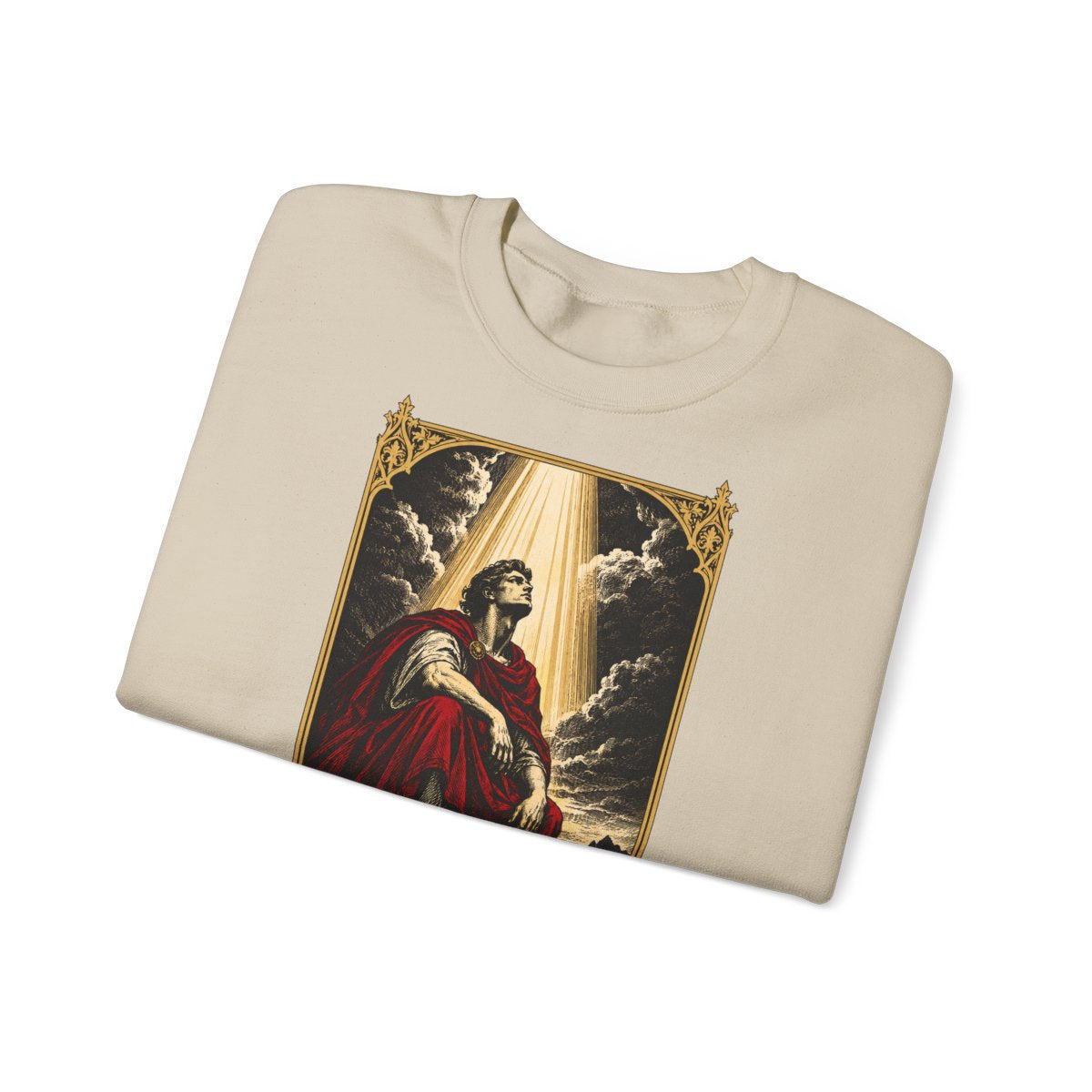 Unisex Sweatshirt mit Zitat - Liliencron - Lieber tot als Sklave – folded