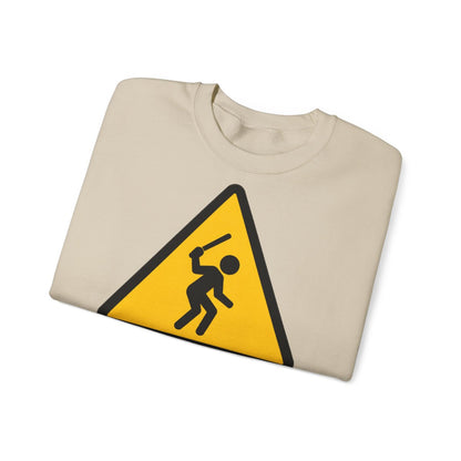 Unisex Sweatshirt mit Zitat - Busch - Dieses war der erste Streich – folded