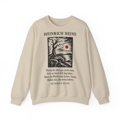 Unisex Sweatshirt mit Zitat - Heine - Wenn du aber gar nichts hast – front