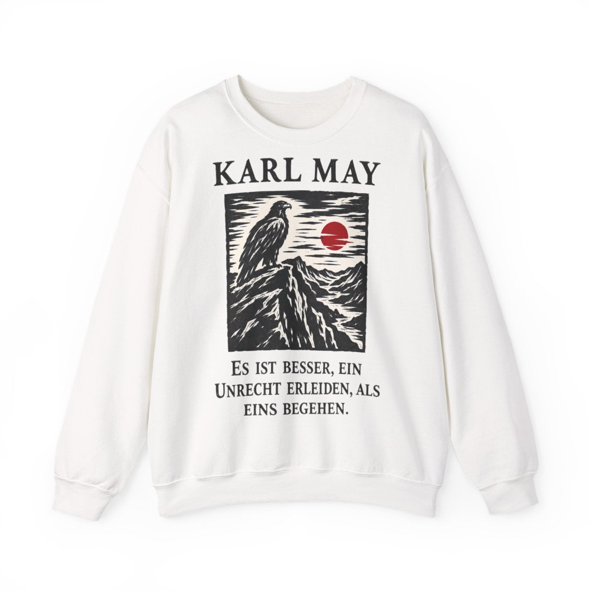 Unisex Sweatshirt mit Zitat - May - Es ist besser – front