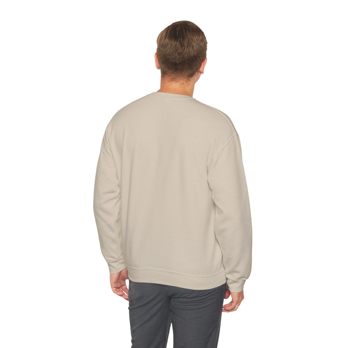 Unisex Sweatshirt mit Zitat - Friedrich Nietzsche - Was mich nicht umbringt – person-3-back