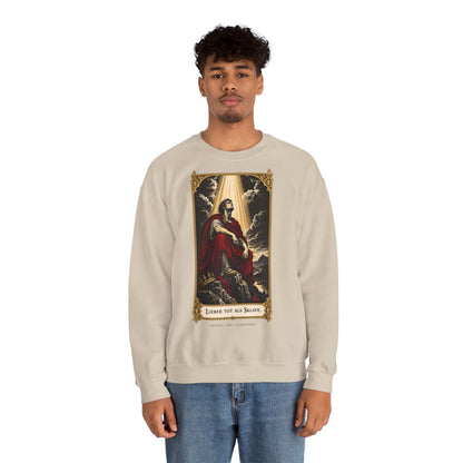 Unisex Sweatshirt mit Zitat - Liliencron - Lieber tot als Sklave – person-2