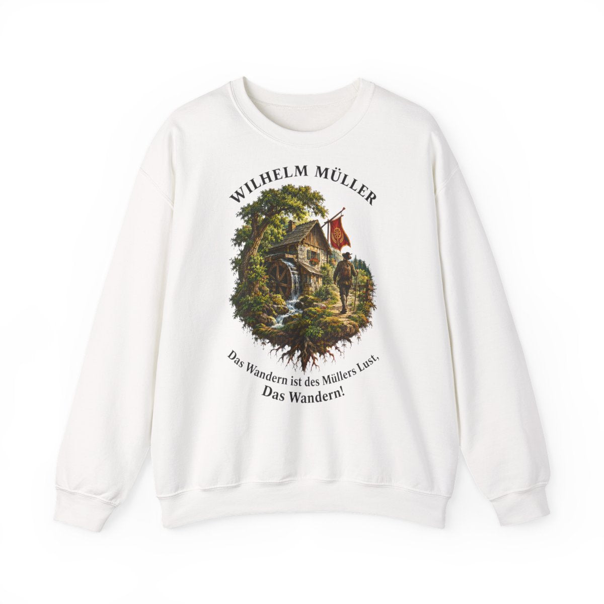 Unisex Sweatshirt mit Zitat - Müller - Das Wandern – front