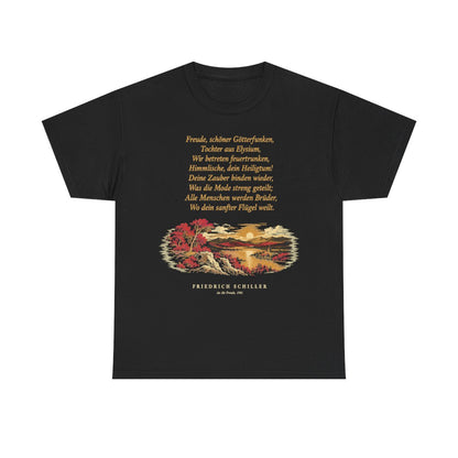 Unisex T-Shirt mit Zitat - Schiller - Freude, schöner Götterfunken – front
