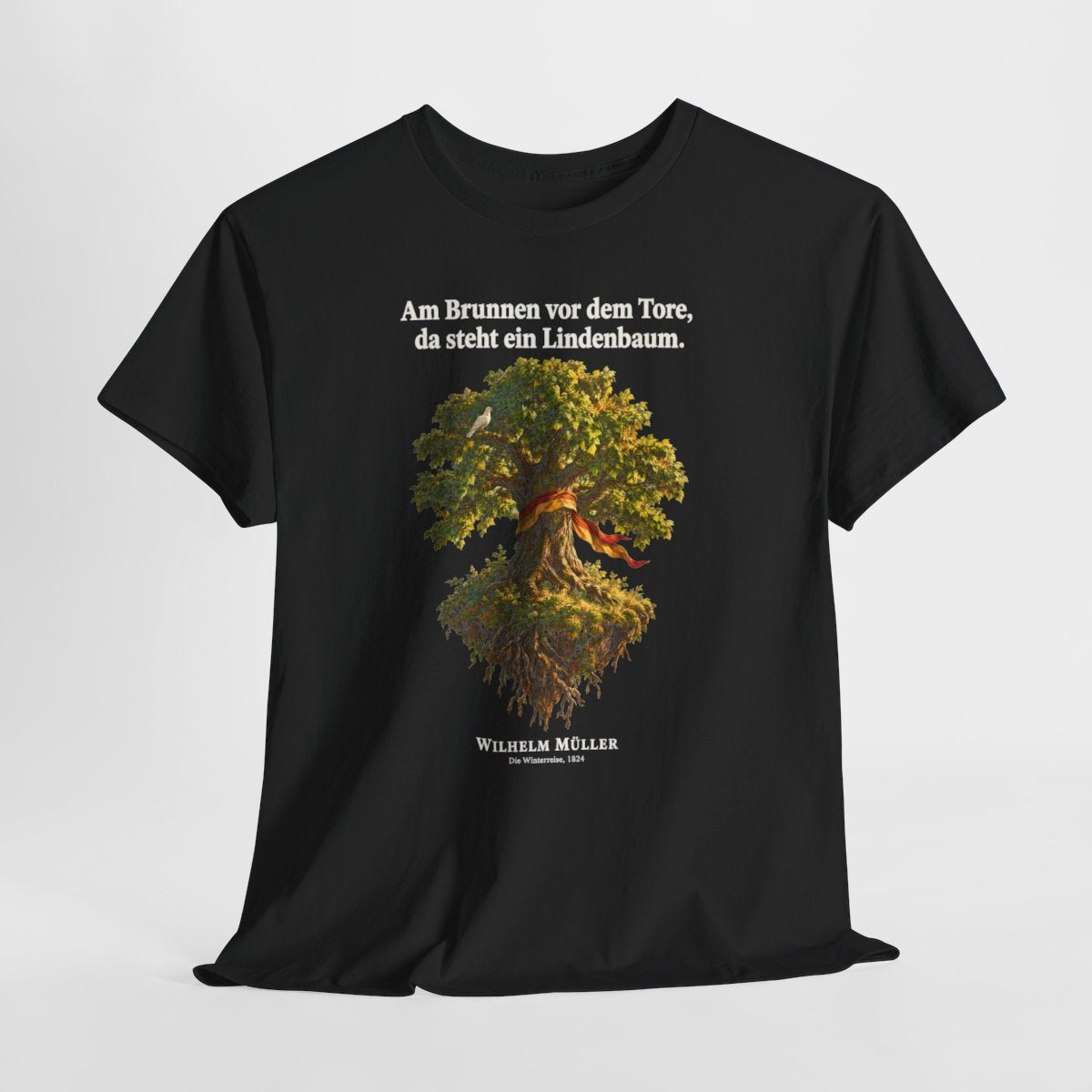 Unisex T-Shirt mit Zitat - Müller - Am Brunnen vor dem Tore – hanging-1