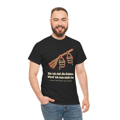 Unisex T-Shirt mit Zitat - Goethe - Die ich rief die Geister – person-3