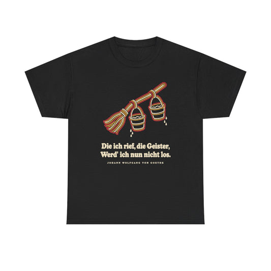 Unisex T-Shirt mit Zitat - Goethe - Die ich rief die Geister – front