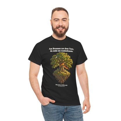 Unisex T-Shirt mit Zitat - Müller - Am Brunnen vor dem Tore – person-3