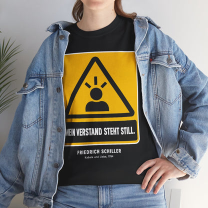 Unisex T-Shirt mit Zitat - Schiller - Mein Verstand steht still – lifestyle