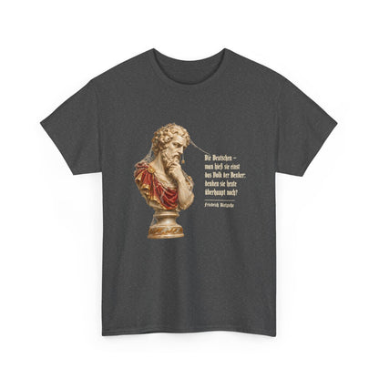 Unisex T-Shirt mit Zitat - Nietzsche - Volk der Denker – front-2