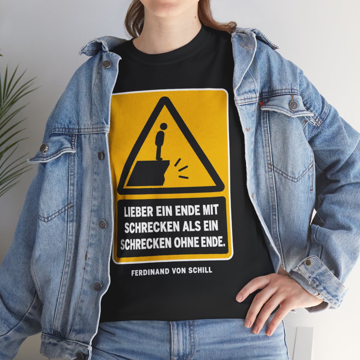 Unisex T-Shirt mit Zitat - Schill - Lieber ein Ende mit Schrecken – lifestyle