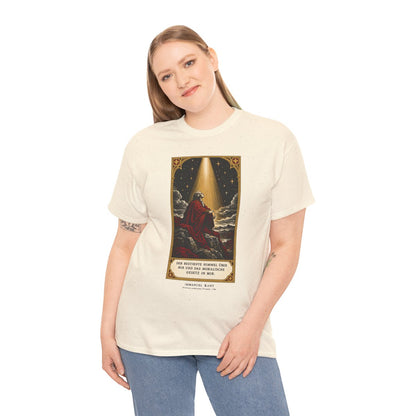 Unisex T-Shirt mit Zitat - Kant - Der bestirnte Himmel über mir – person-2