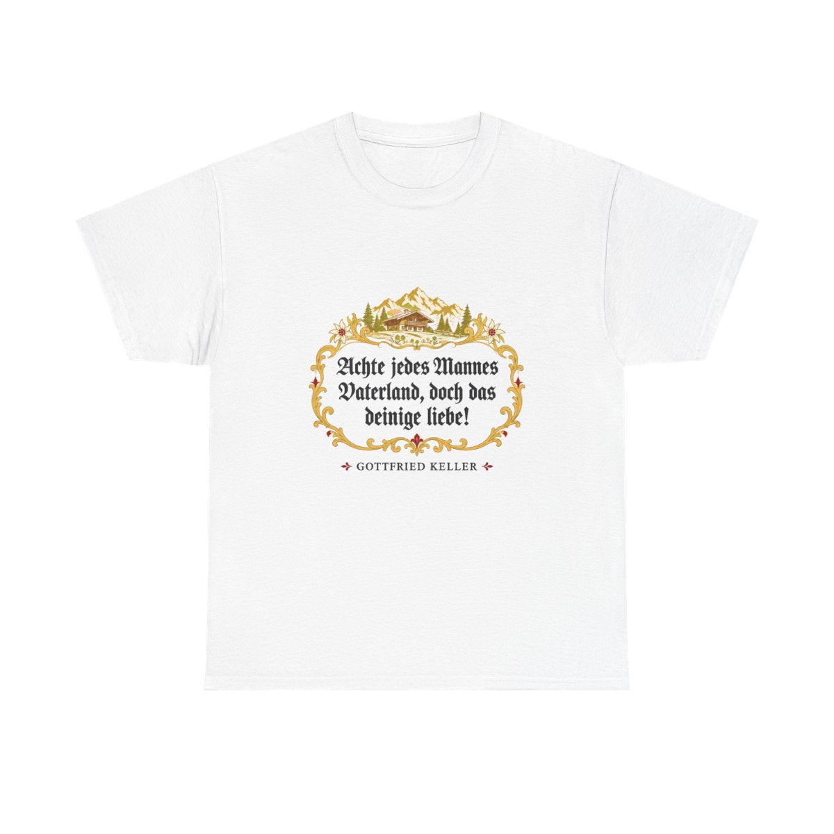 Unisex T-Shirt mit Zitat - Keller - Das deinige liebe – front