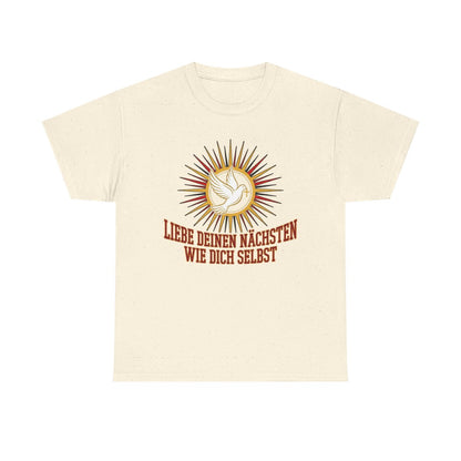 Unisex T-Shirt mit Zitat - Bibel - Liebe deinen Nächsten – front