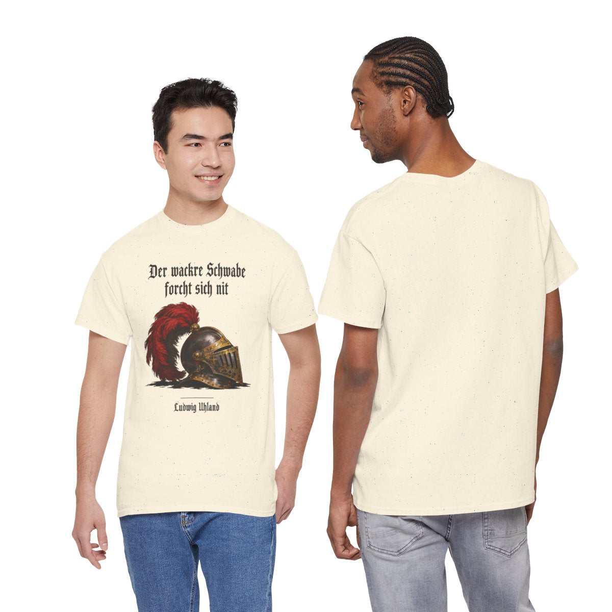 Unisex T-Shirt mit Zitat - Uhland - Der wackre Schwabe – duo