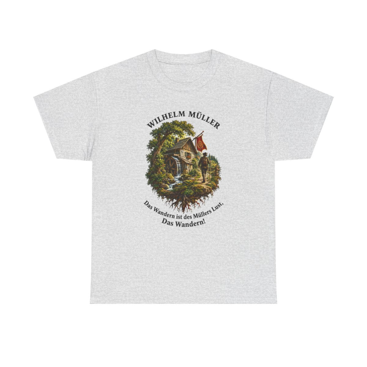 Unisex T-Shirt mit Zitat - Müller - Das Wandern – front