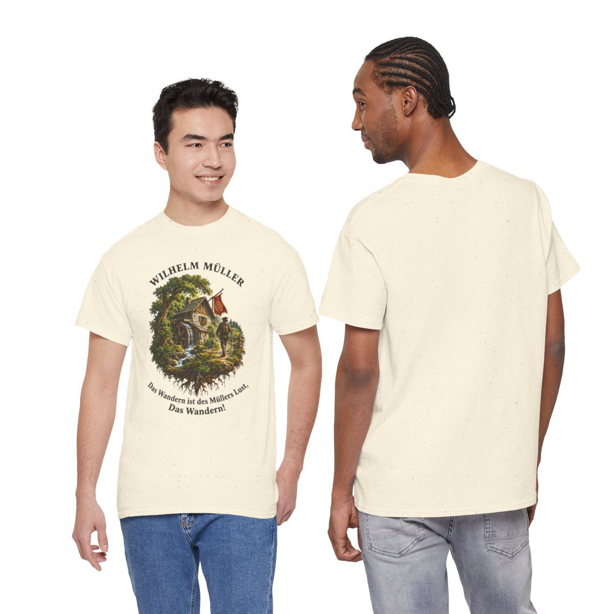Unisex T-Shirt mit Zitat - Müller - Das Wandern – duo