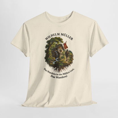 Unisex T-Shirt mit Zitat - Müller - Das Wandern – hanging-1